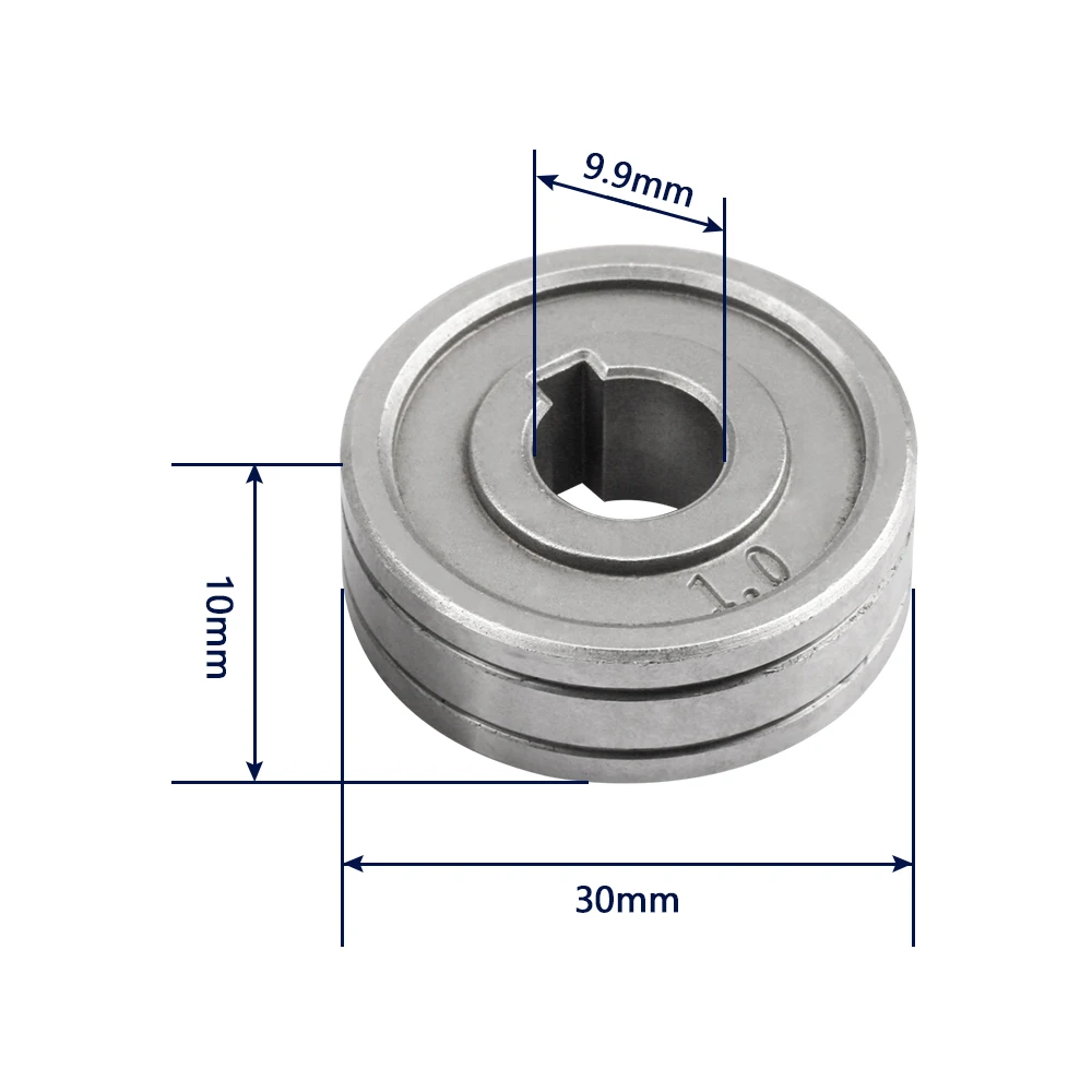 Imagem -04 - Rolo de Alimentação de Fio de Solda Roda de Movimentação Knurl k v u Groove Prático Guia de Fio Mig Acessórios de Solda 0.6 mm 0.8 mm 1.0 mm