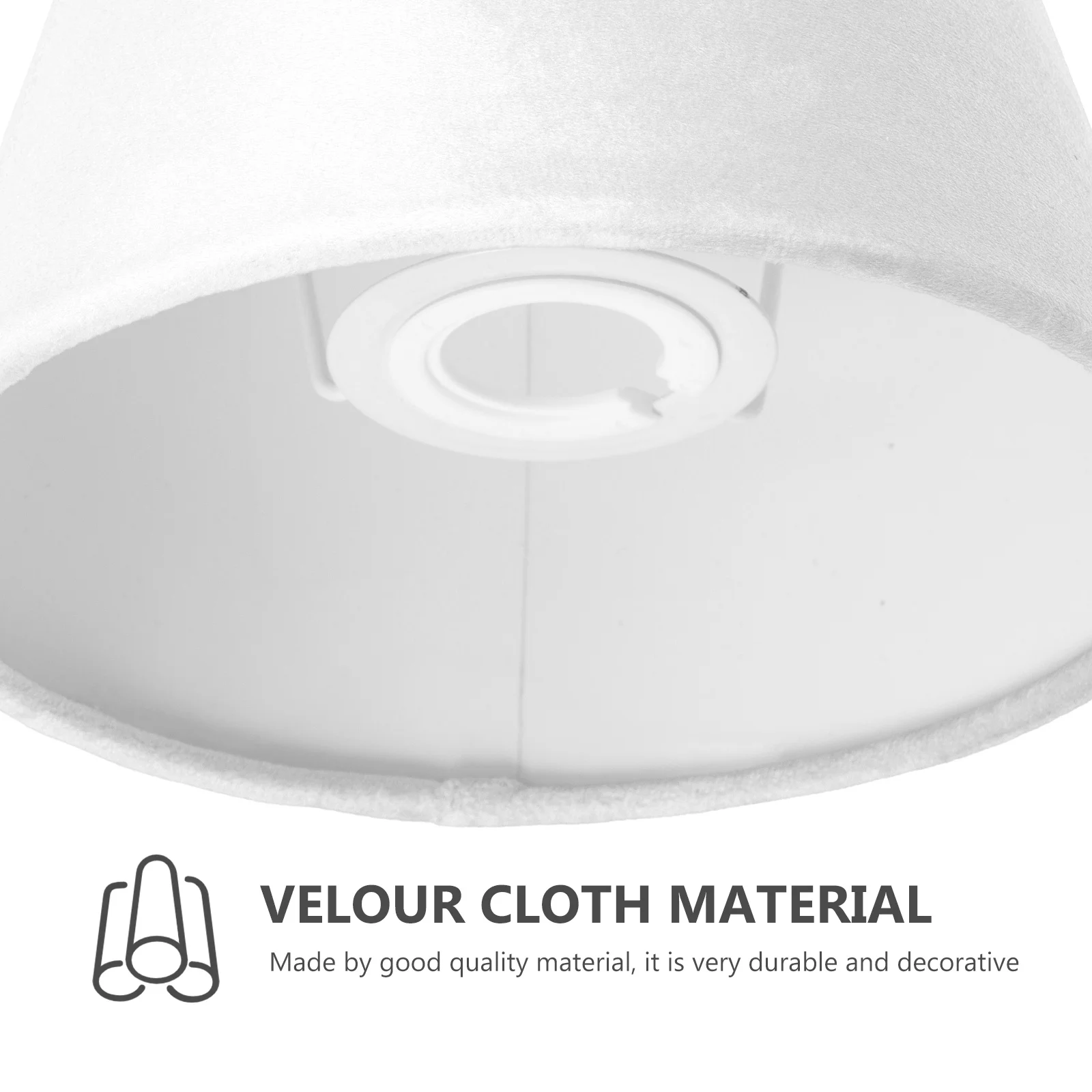 

Delicate Dustproof Desk Lampshade Light Cover Home Decorative Accessory Simple Style for Various Places Chic Lampshade