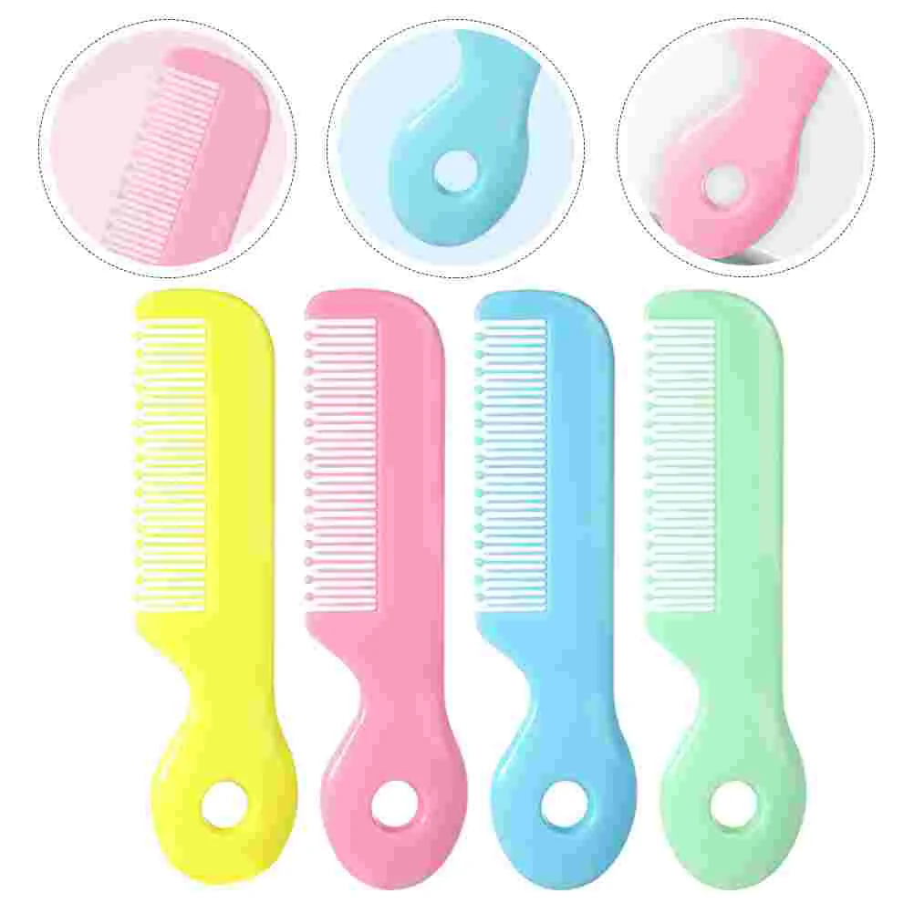 

4 Pcs Wipes Dispenser Baby Comb Hair Wide Tooth Electric Nail File Toys Abs Toddler