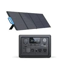 Bluetti EB3A+PV120 Portable Solar Panels Power Station 110v 220v Ac Rechargeable Portable Power Supply