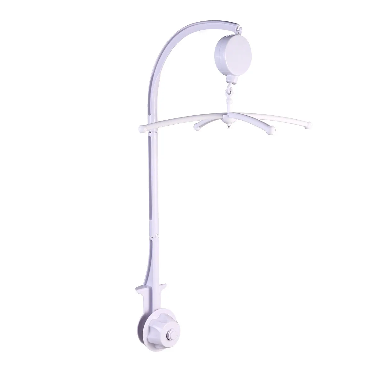 mobile-musical-para-berco-branco-em-plastico-abs-503x438x216mm-com-suporte-giratorio-360-graus-e-musicas-de-ninar-com-reproducao-completa