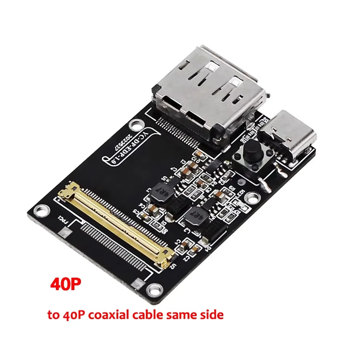 

Переходная пластина 2025+DP к EDP 4K 120 Гц, плата драйвера DIY монитора 4K, 2k 1080, 40 контактов, расстояние 0,5 мм для портативного монитора, 30 контактов