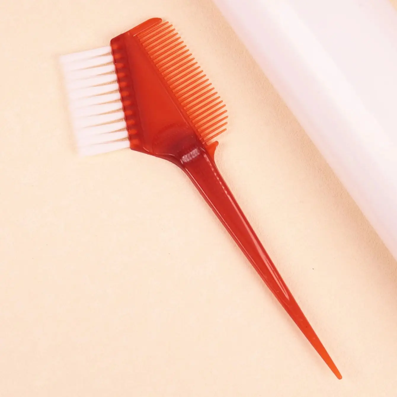 Spazzola professionale per tinture per capelli fronte-retro da 1 pezzo, facile da applicare, adatta per saloni e uso domestico fai-da-te Speciale per parrucche di capelli veri