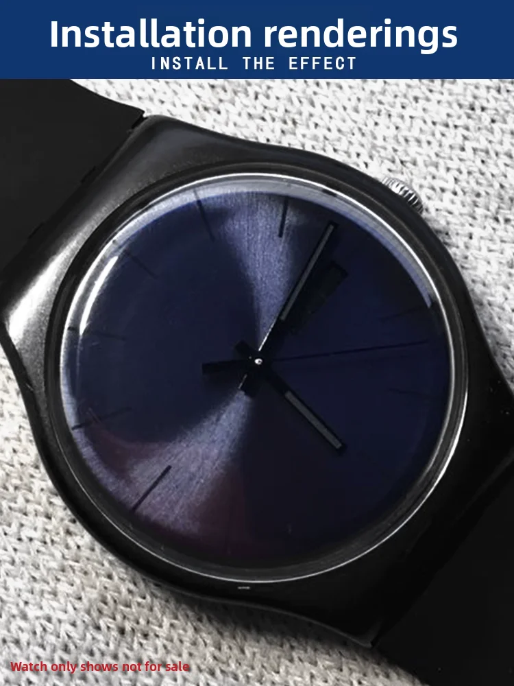 For Swatch Mirror Plexiglass Hat Lid With Step Date Window Diameter 19.6 29.2 34.6 37.9 41.5mm Acrylic Watch Lens Organic Glass image 3