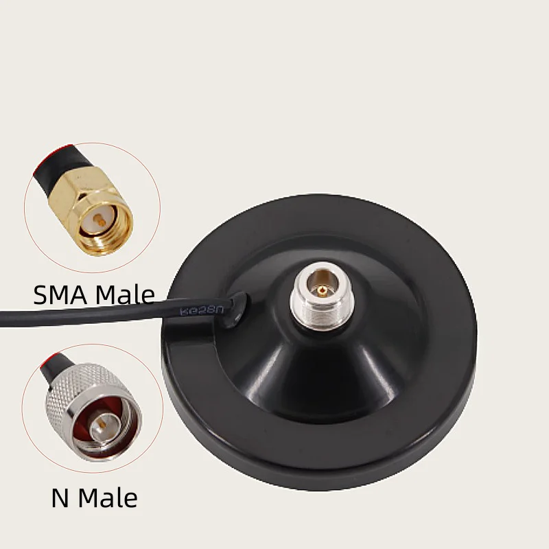 Antenna Large Suction Cup Base N Female GSM 3G 2.4G 4G 5.8G Car Outdoor Waterproof Fiberglass Antenna Strong Disk Base