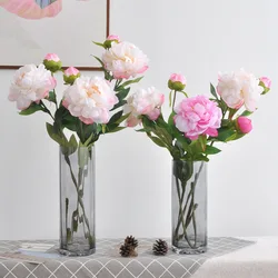 67CM 2-piece Luxurious Peony Artificial Flower Peony Silk Flower Nordic Home Decoration Wedding Soft Decoration Ornament