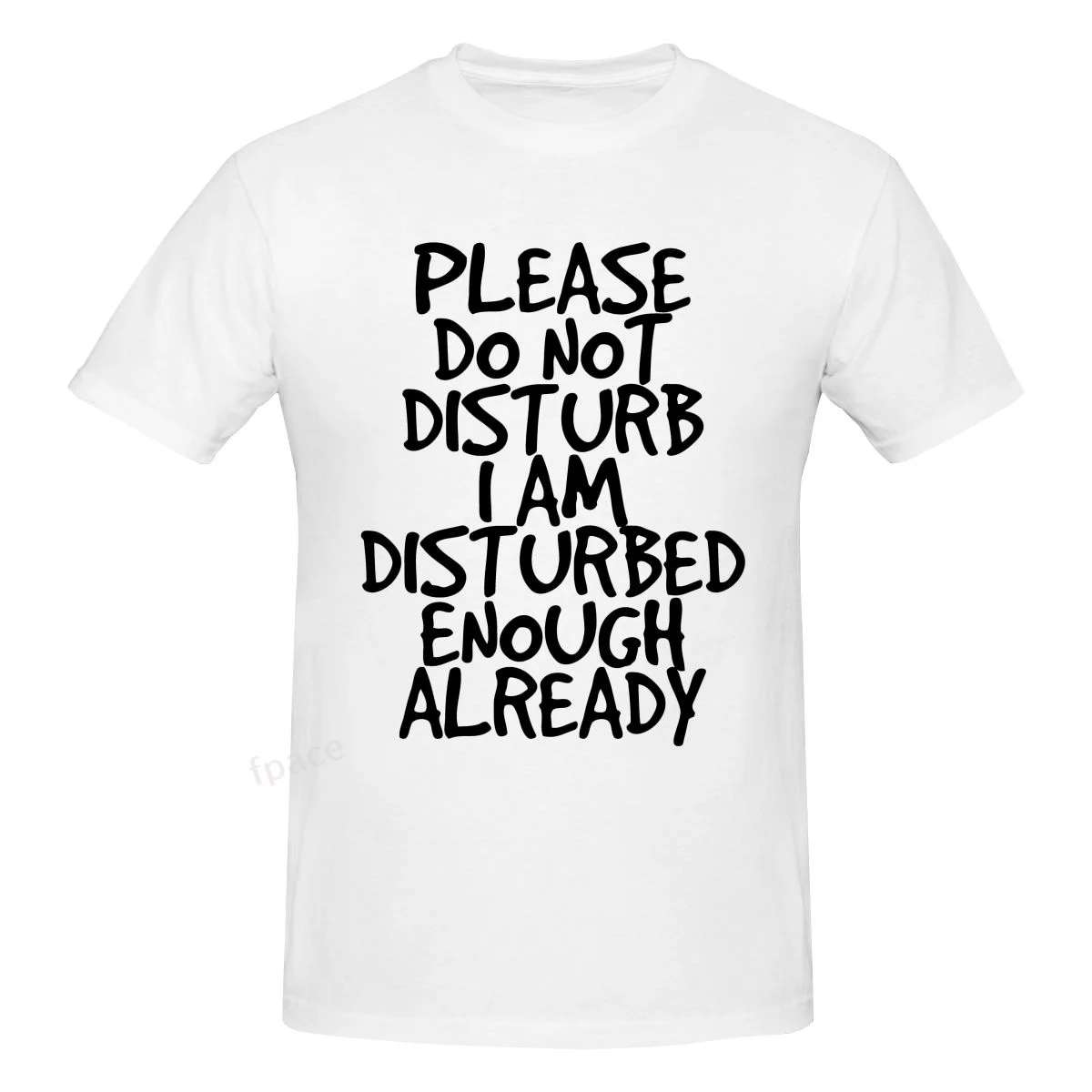 

TISTURBED Casual Cotton Summer Men Clothing Tops Men's Basic Short Sleeve T-Shirt