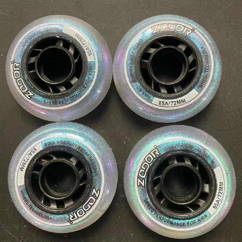 

Original ZODOR 85A Slalom Skating Wheel with 72mm 76mm 80mm Using 608 bearing Durable PU Skystar Adults Inline Skates 72 76 80