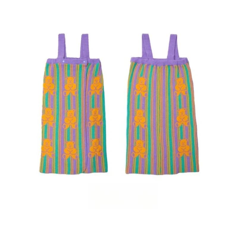 home absorbent bathrobe,  golf strap, can be worn or wrapped