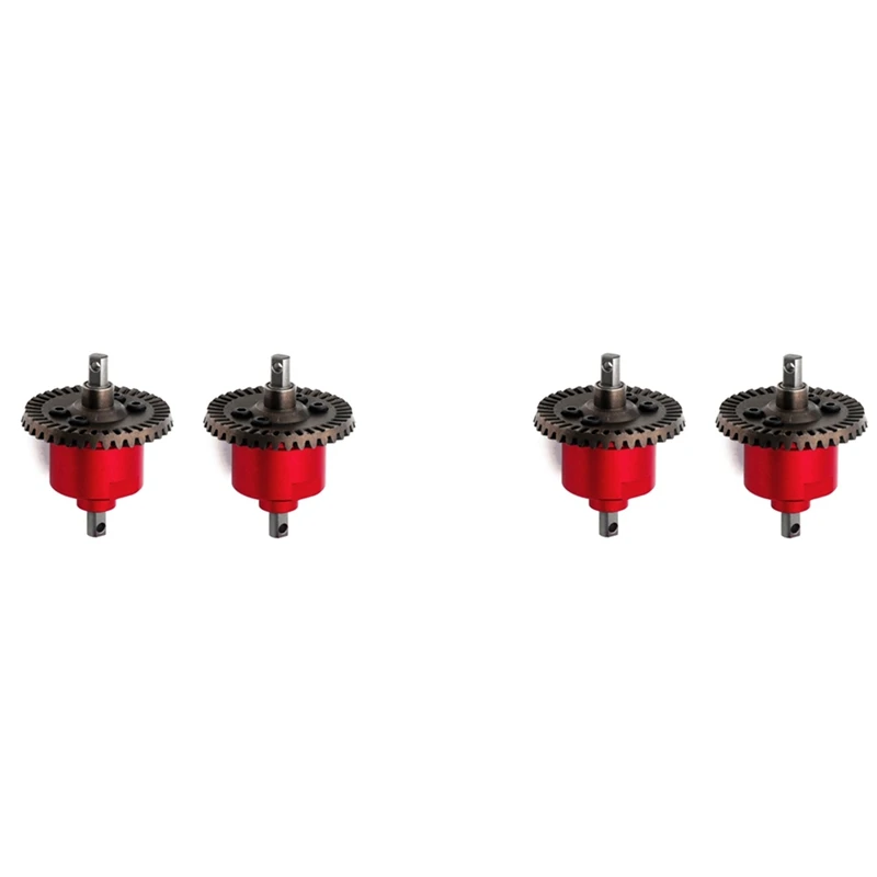 

4Pcs All Metal Front Rear Differential For Traxxas Slash 4X4 VXL Stampede Rustler Remo HQ727 1/10 RC Car Upgrade Parts,2