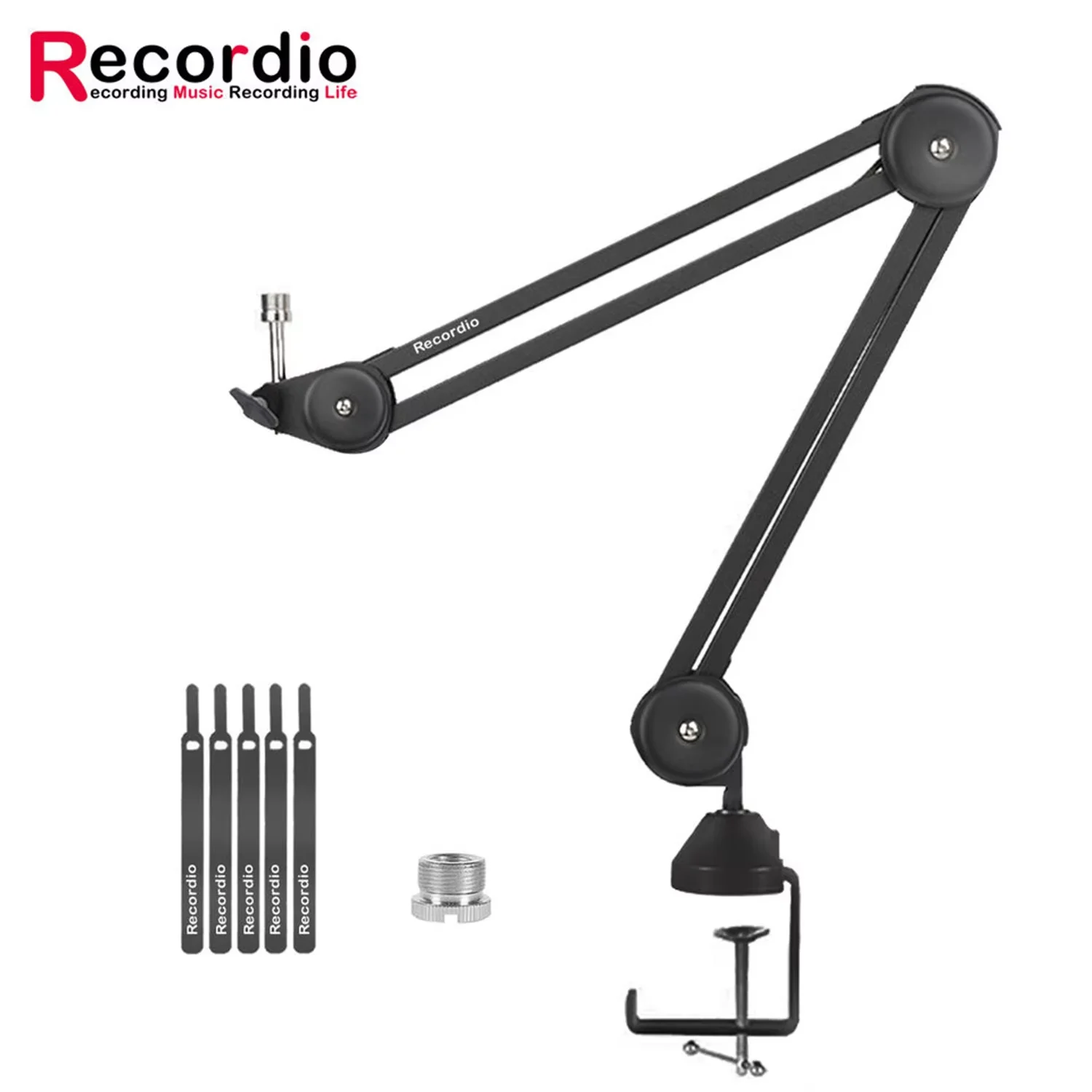 

GAZ-40B Professional Microphone Holder Stand Adjustable Microphone Arm Stand Table Desk Mic Stand