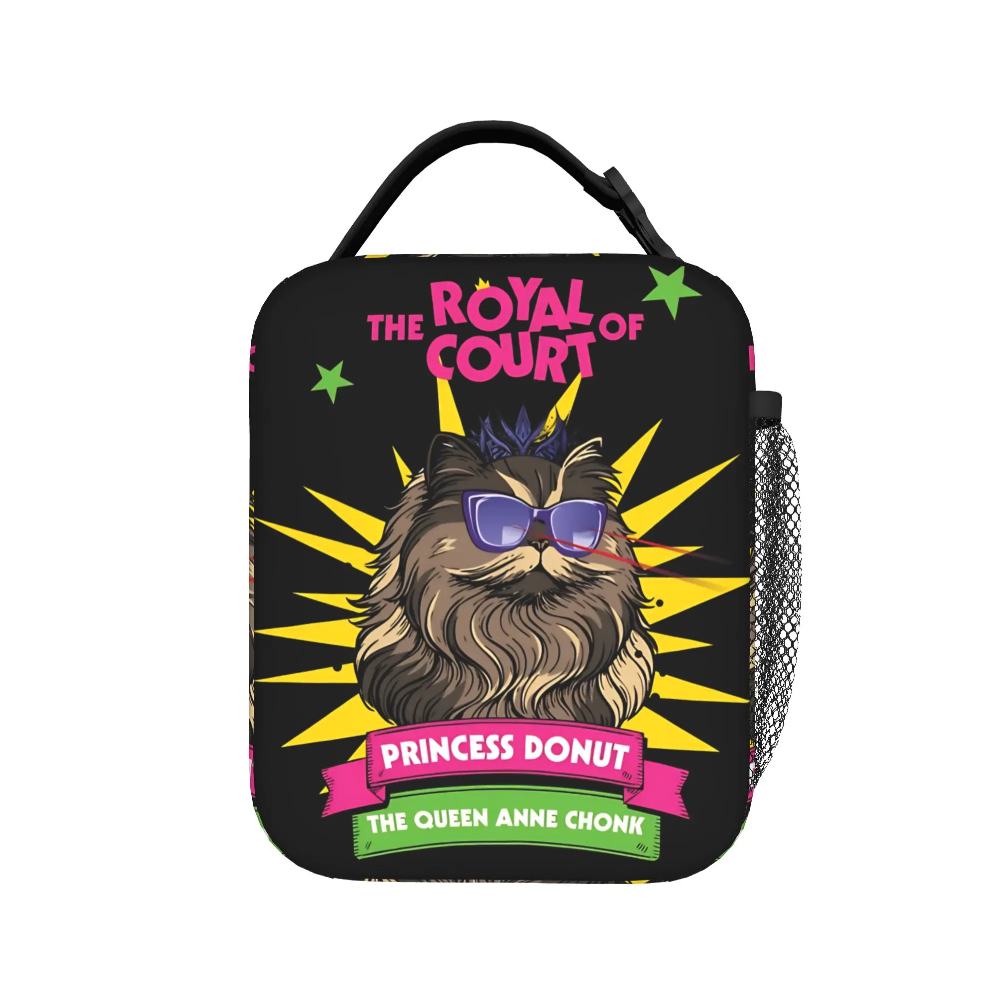 The Royal Court of Princess Donut  Dungeon Crawler Carl Insulated Lunch Bag Meal Container  Large Tote Lunch Box Food Handbags