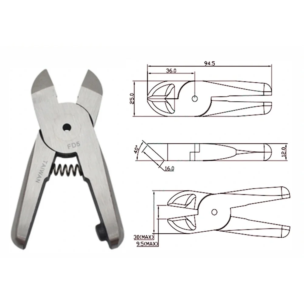 Pneumatic air Scissors cutter head for plastic, air cutting Shears head blade S2 S4 S5 S7P ZS7P F5 FD5 F5CT F5CTL F10 FD9P FD9S