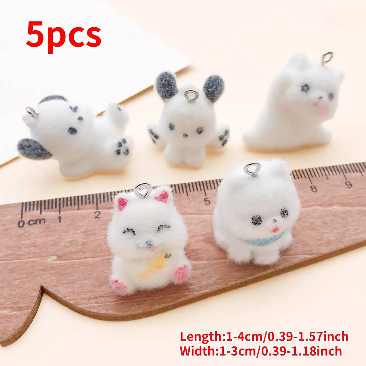 مزيج 5/10 قطعة الراتنج يتدفقون الحيوان جرو سحر المعلقات اكسسوارات DIY القلائد أقراط سلاسل المفاتيح صنع المجوهرات اكسسوارات #6