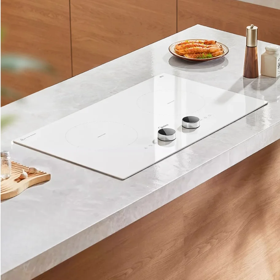 

Household Dual - Burner Induction Cooktop, 3500W High Power Built in, Timing & Waterproof Multi - Functional Electric Stove