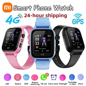Xiaomi Kids Smartwatch 4G Wifi SOS Lokasi GPS Panggilan Video Kartu Analog Jam Tangan Tahan Air Kamera Anak Laki-laki Perempuan Upgrade Jam Tangan Baru 10 jam tangan pintar sim 4g penjualan terbaik - №