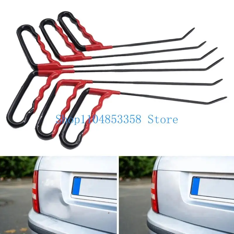 

652F Эффективный металлический крючок легко удаляет повреждения от града Профессиональный инструмент для ремонта вмятин