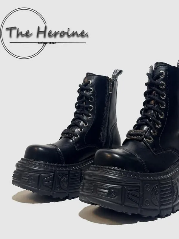 Unisex Lightweight Short  Boots High Thick Bottom 9cm Punk Style Cosplay Convention Friendly Men's And Women's Boots