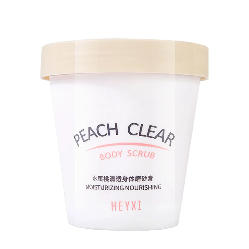 Hot New Juicy Peach Body Scrub Skin Care Whitening Deep Cleasning Remove Cutin And Dead Skin Fast Shipping