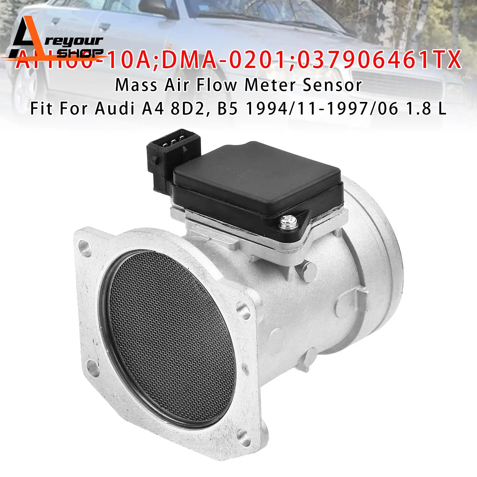 

Датчик массового расхода воздуха для Audi A4 VW Golf III Cabriolet Corrado 037906461