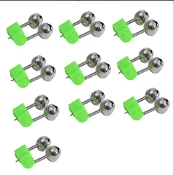 5/10Pcs Set Luminous Fish Bells Fish Bite Hook Alarm Double Ring Alarm Suitable for Night Fishing Special Fishing Gear