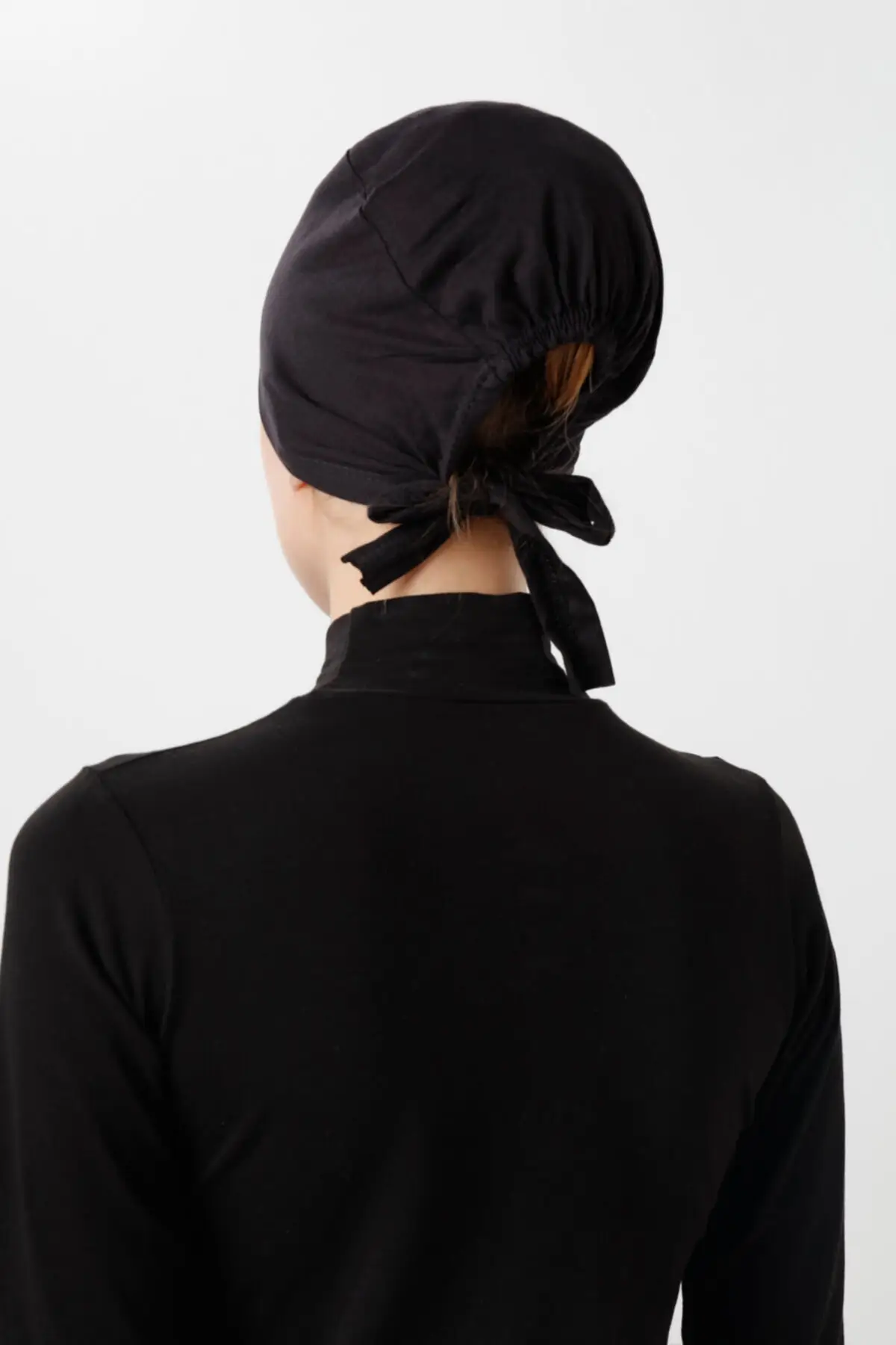 Black Stitched Combed Bone