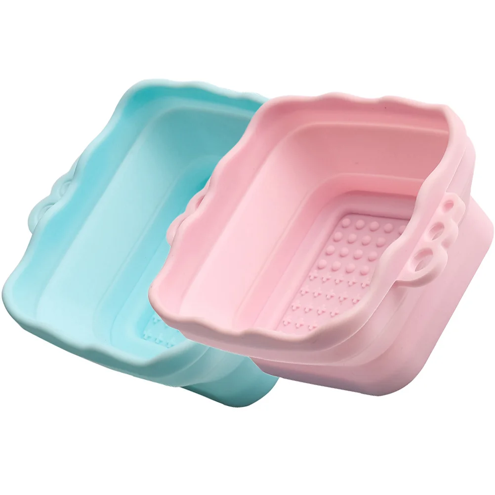 2Pcs Makeup Brush Cleaner Mat Foldable Design Effective Cleaning Pads for Women Makeup Brush Cleaner Mat