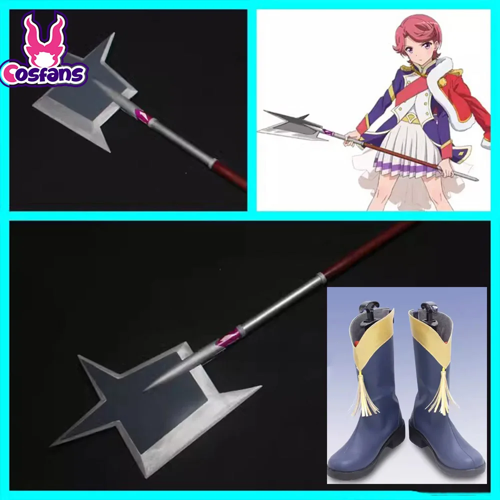 

105CM Revue Starlight Isurugi Futaba Halberd Axe Weapon Cosplay Shoes Props Halloween Carnival Cosplay Party Props Accessories