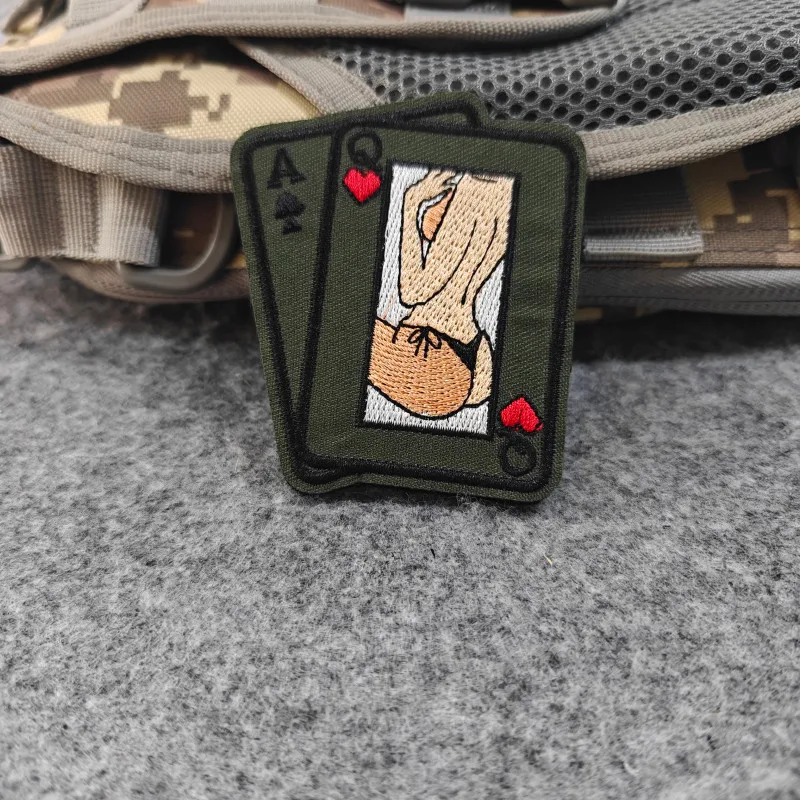 2026 Neue Stickerei-Patches, Moral-Abzeichen, für Kleidung, Hüte, Rucksäcke usw., mit Klettverschluss