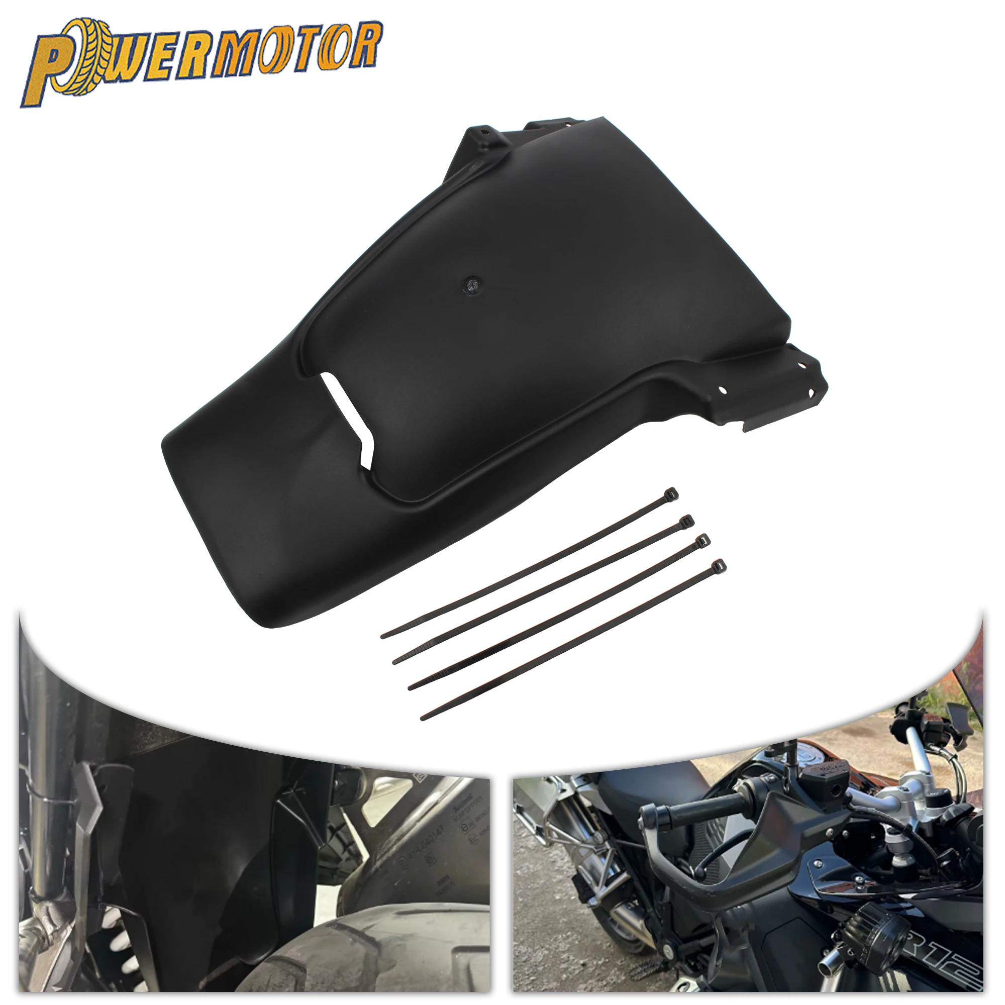 

For BMW Rear Wheel Mudsling Inner Fender Mudguard Extension Splash Guard BMW R1200GS 2013 - 2018 2023 2022 R1250GS R 1250 GS