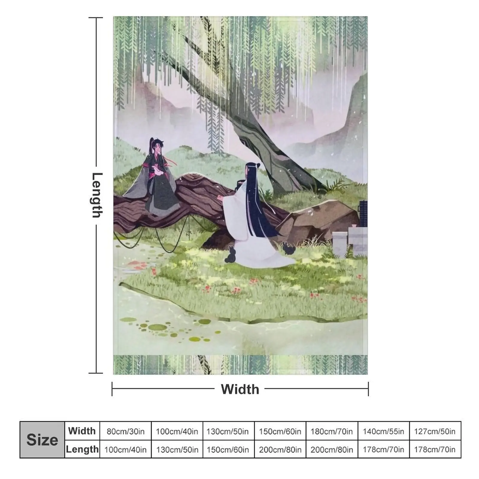 WangXian The Untamed Throw Blanket Blankets For Bed Thermal Beach Blankets