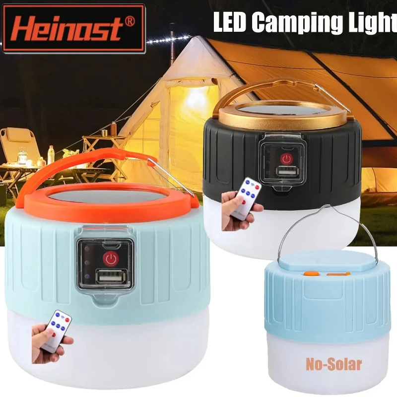 Portable Flashlight Power Bank LED Camping Lanterns with Remote Control Waterproof Outdoor Tent Light Rechargeable Camping Light