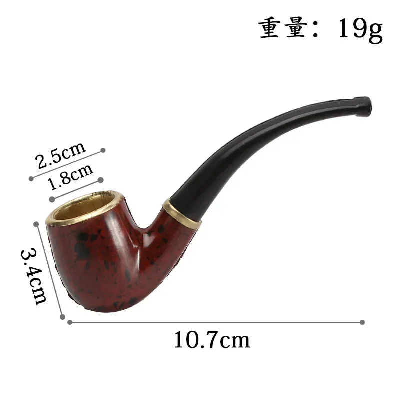 Pipe à tabac classique solide, vintage, durable, nouveau design créatif, accessoires pour fumer sans fumée, haute qualité