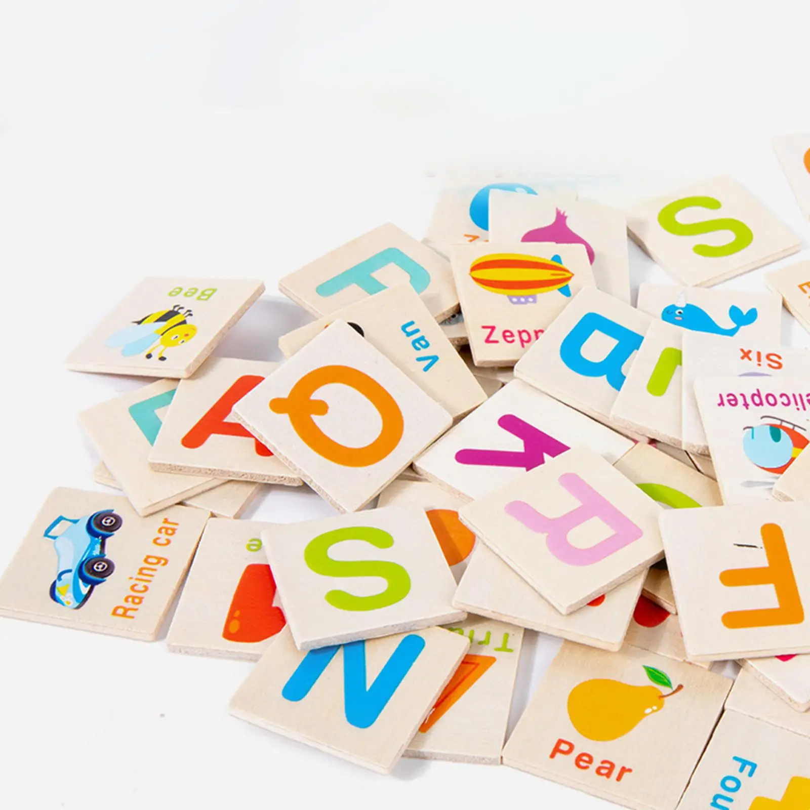 Juego de ortografía de madera, juego a juego de letras Abc para niñas de 3 a 5 años