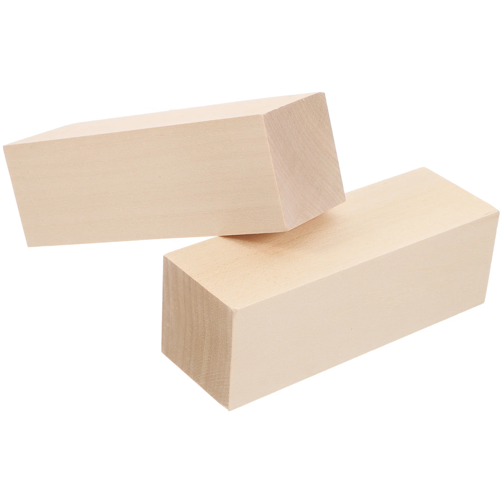 

2Pcs DIY Basswood Wood Blocks Unfinished Carving Craft Cubes for Whittling Handmade Wood Projects Basswood Crafts Blocks