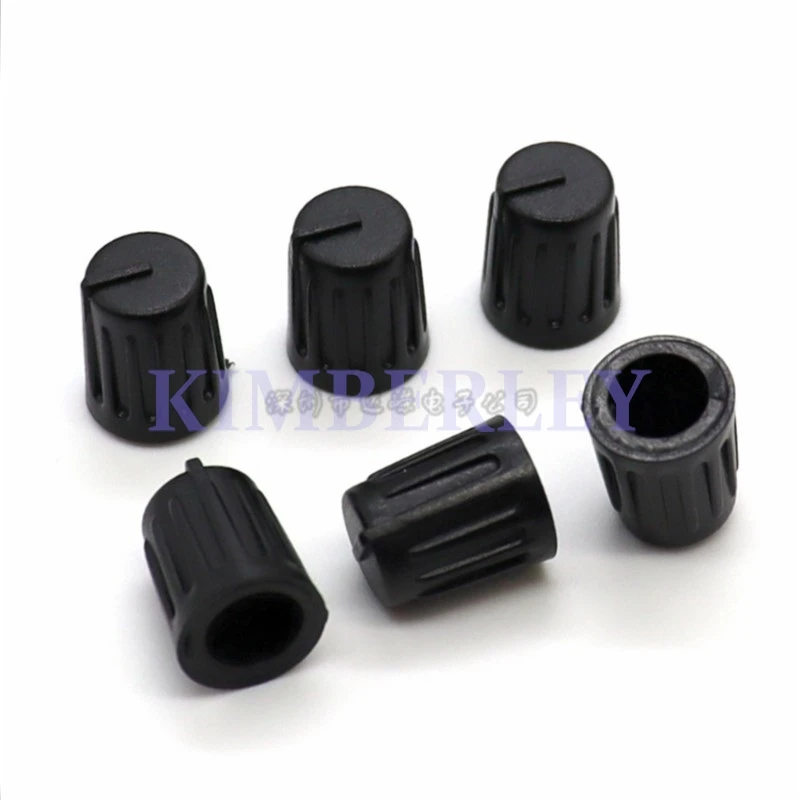 20 قطعة 9X11.5 البلاستيك مخطط مقبض غطاء 09 الجهد المقبض مشفرة التبديل تعديل غطاء البرقوق رمح 6 مللي متر