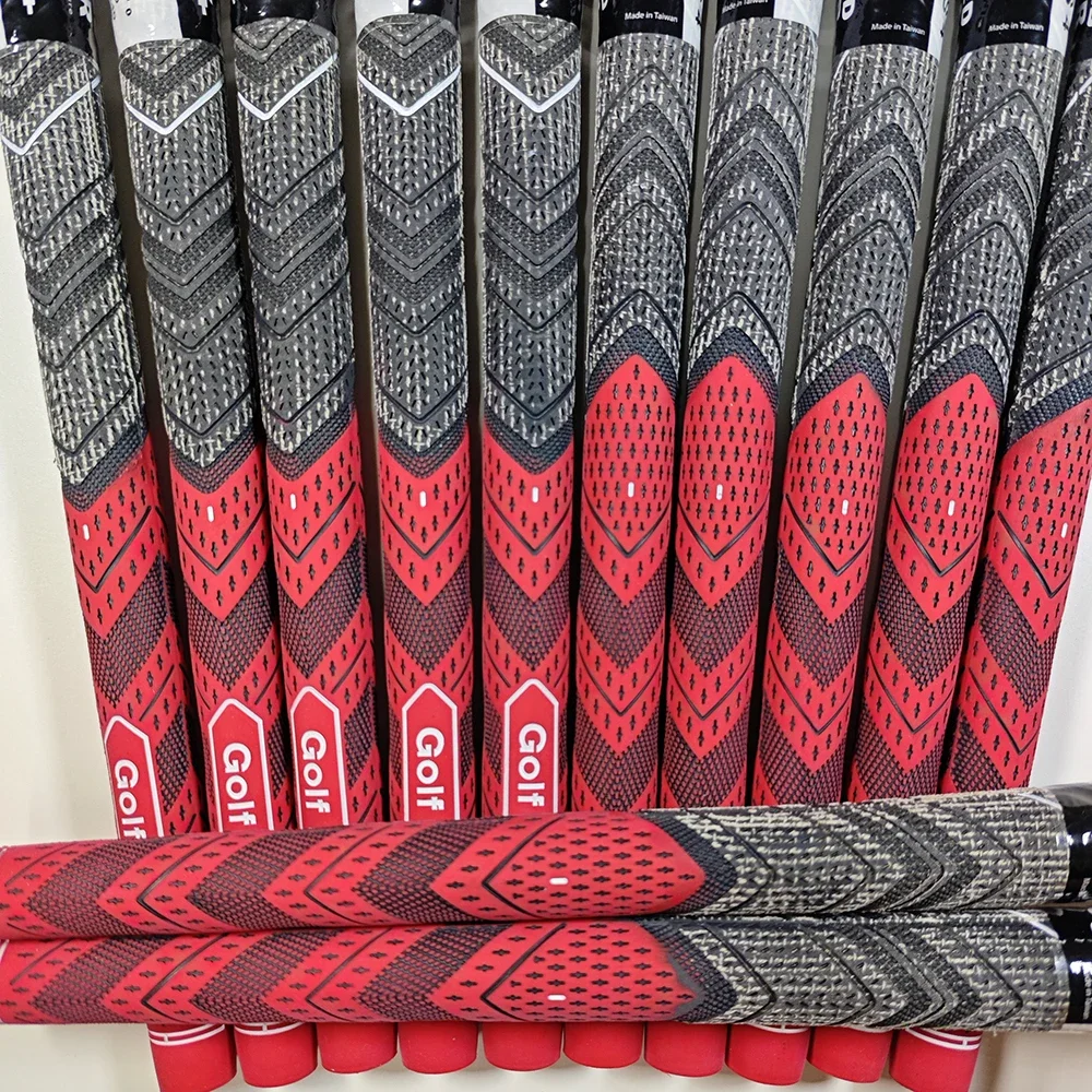 GP Golf Grips Plus4 Rubber CottonYarn 60R Standard/Midsize Irons/Woods Universal Golf Club Grip Red