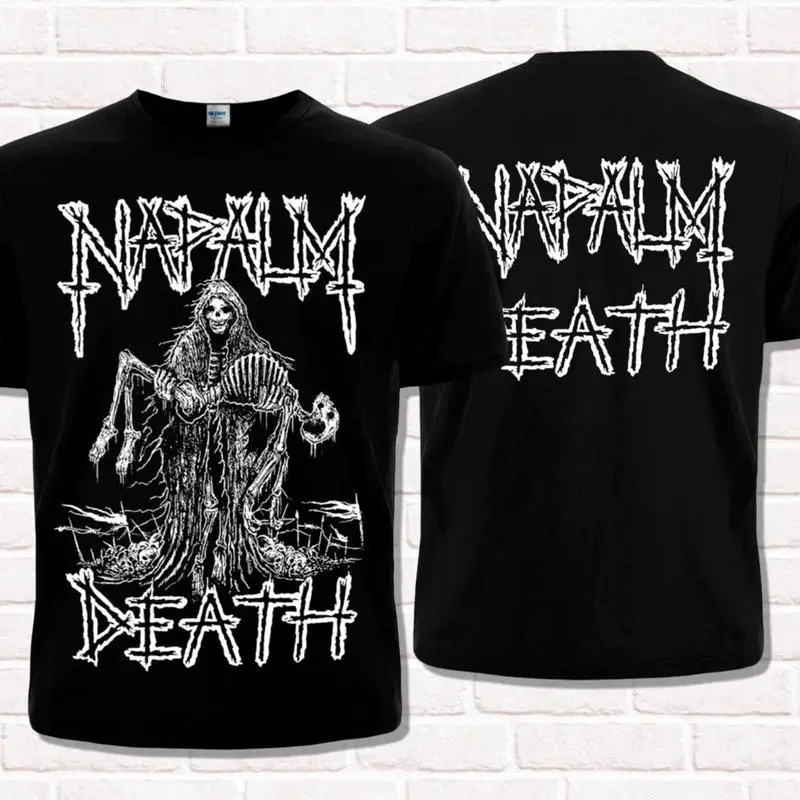 Napalm Death T Shirt Reaper Grindcore Brutal Metal Metalheads style