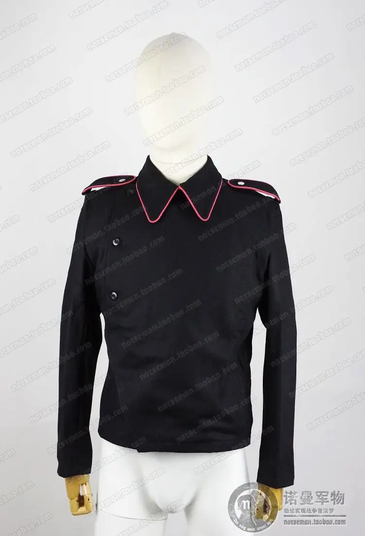 Reproduction Cosplay German WH Black Panzer Wrap Tunic & Pants. (Feldjacke für Panzertruppe) Nordland 1944