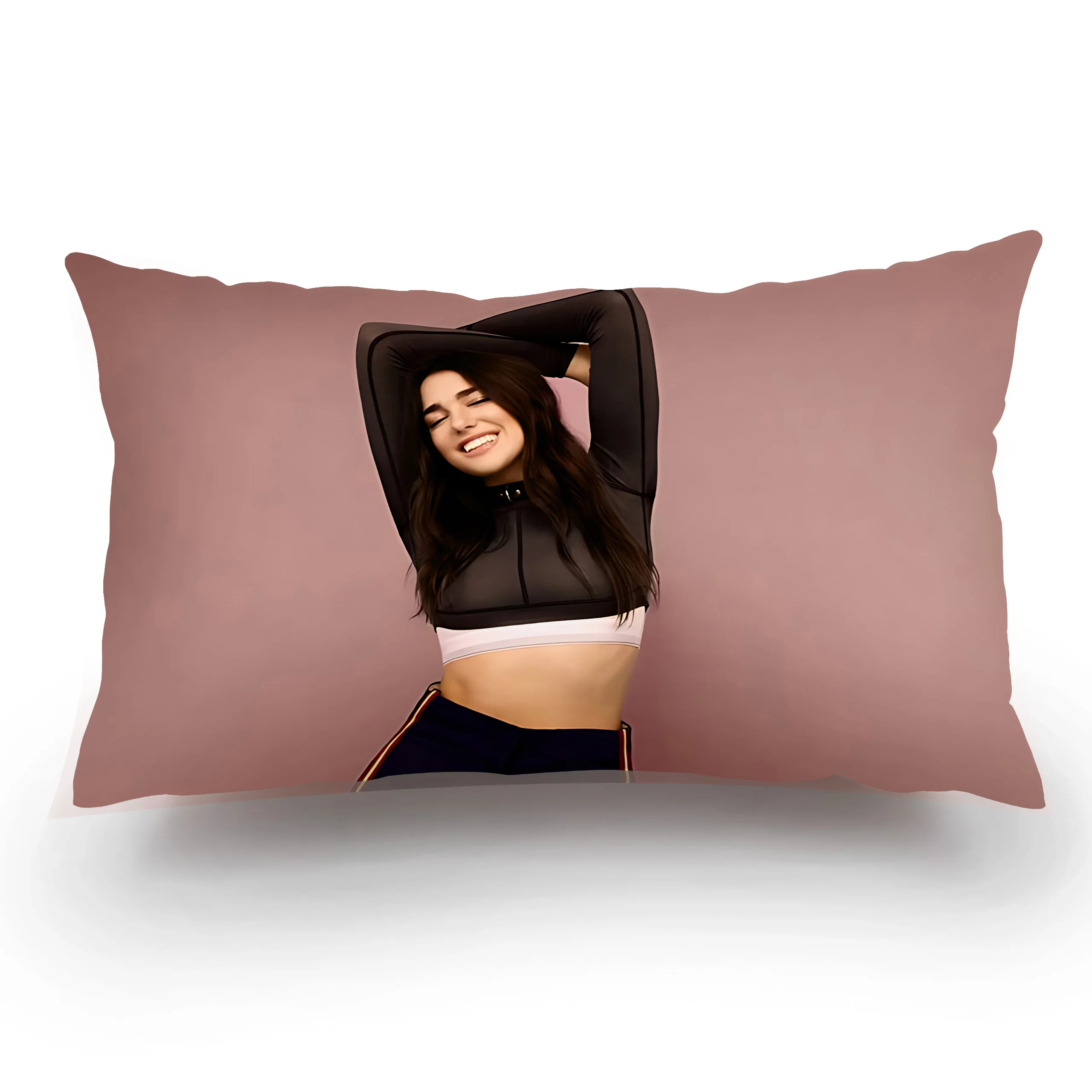 Double-sided Printing Rectangle Pillow Rapper D-DuaS L-Lipa Case Bedside Pillowcase Sofa Cushion Cover Room Home Decoration