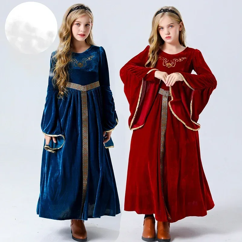 

Vintage Court Dress Aristocratic Ball Dress Drama Performance Clothing