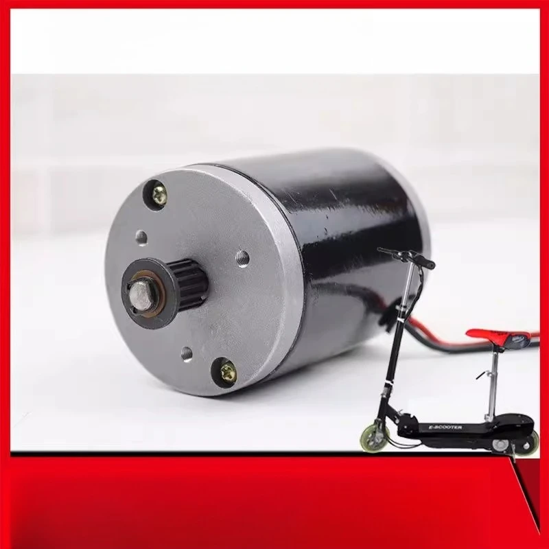 12V/24V 120W 4830 Motor with Gear/Synchronous/Smooth Output Shaft for Electric Scooter/E-Bike/Vehicle Modification