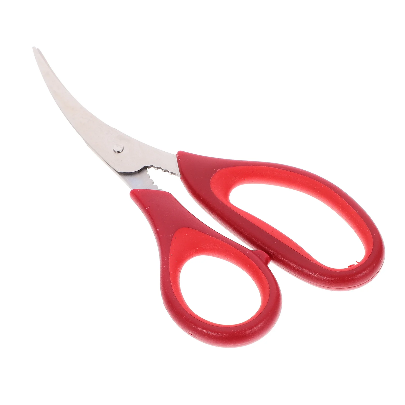 Tijeras para pelar camarones, tijeras de cocina de acero inoxidable, multiusos para mariscos, aves, huesos de pescado, ergonómicas, antideslizantes
