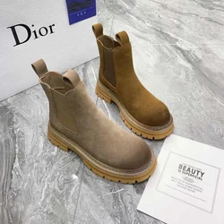 2022 New Fashion Style Women's Boots Women's Casual Boots Fashion Women's Shoes Fashion Versatile Zapatos De Mujer ANKLE