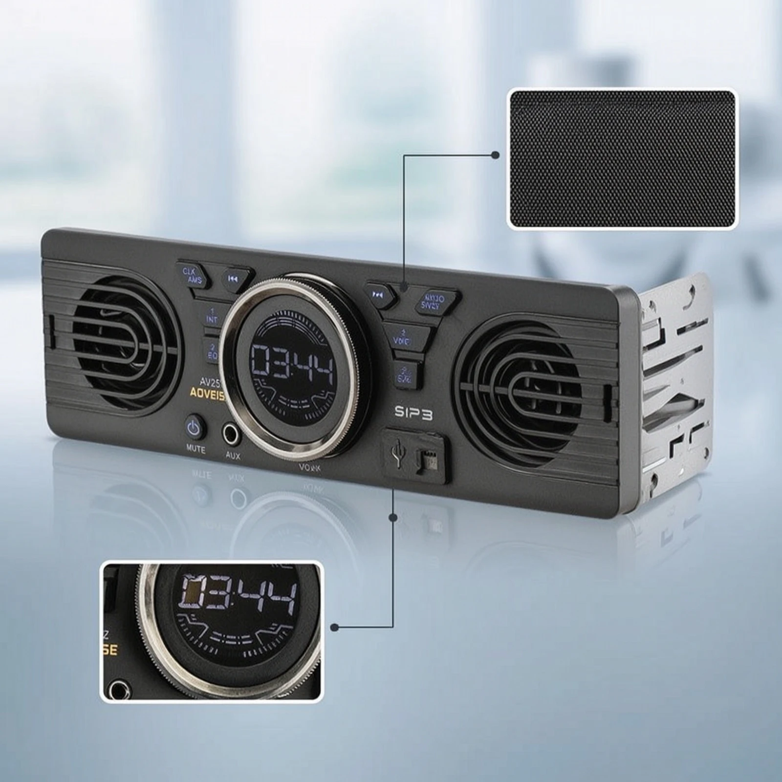 Car Stereo with Bluetooth 12V Car Stereo with USB Input MP3 Player with USB Input in-Dash Head Unit Wireless for Drivers, Cars