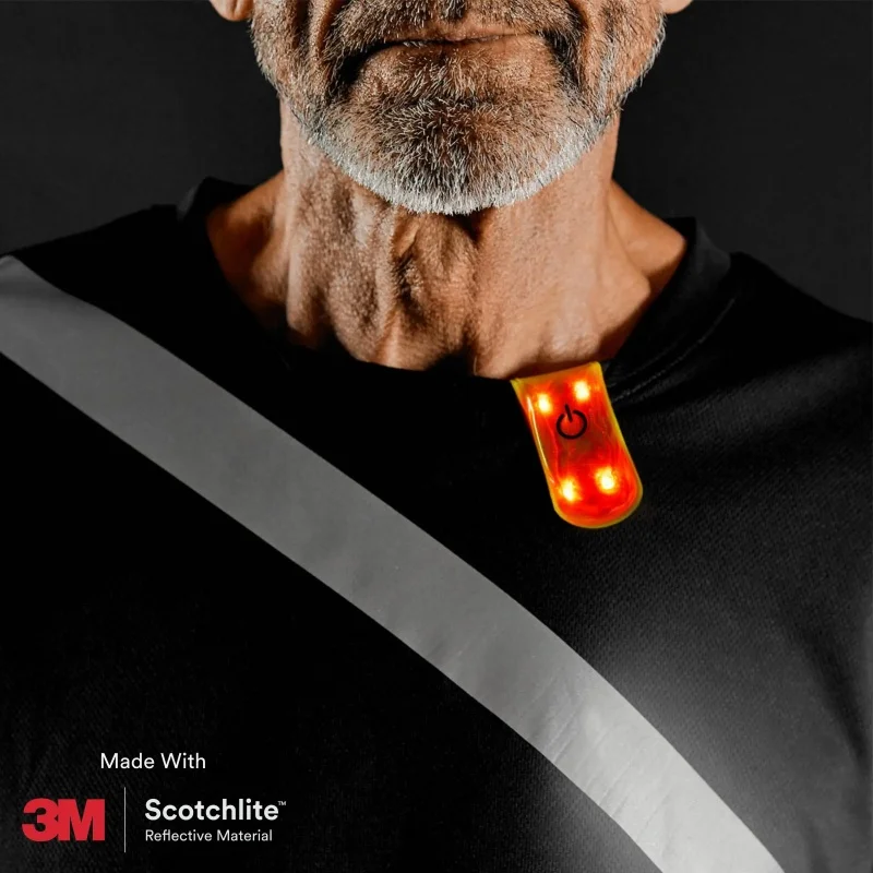 2026 Novo clipe LED magnético, clipe reflexivo e prático, feito com 3M Scotchlite