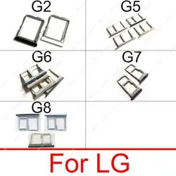 SIM Card Tray For LG G2 G5 G6 G7 G8 SIM Card Reader Sim Tray Holder Sim Slot Replacement Parts