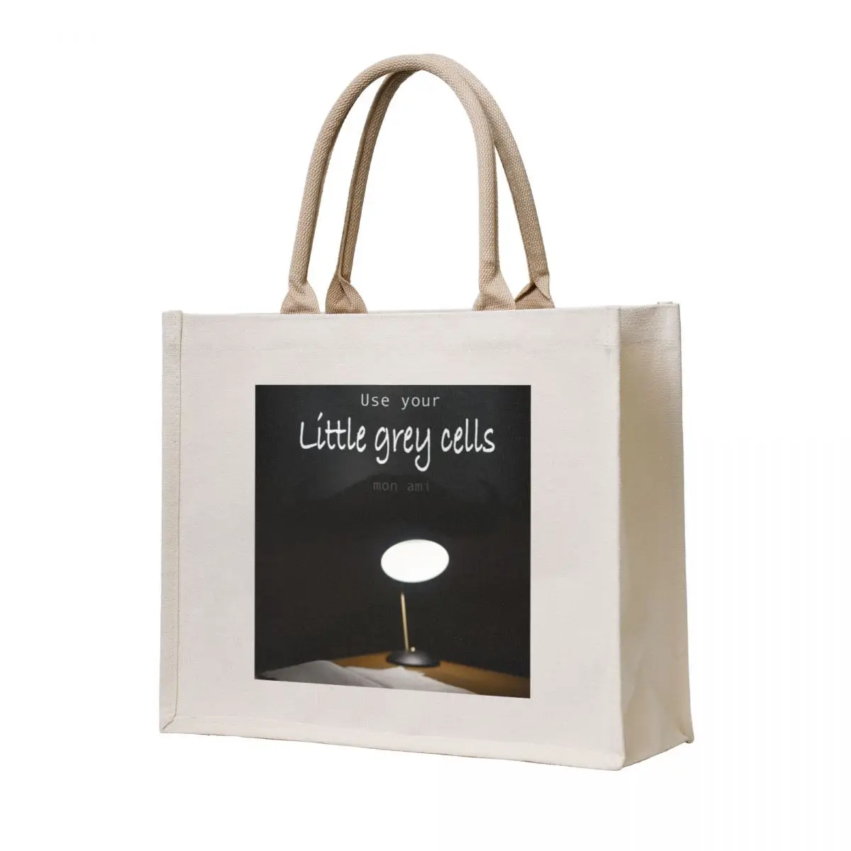 

Hercule Poirot- Use your little grey cells Tote Bag cloth bag woman shopper bags for women Gift bags