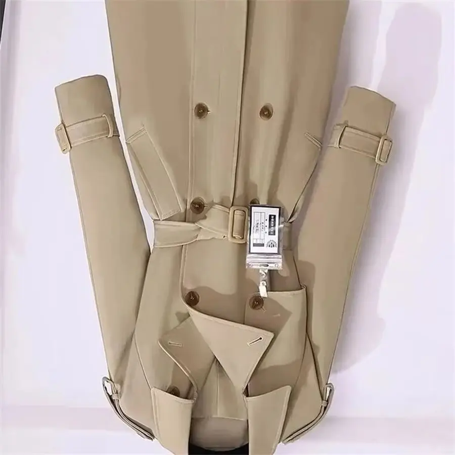 

Высший плащ женский весенне-осенний новый корейский модный свободный длинный повседневный ветровка женское пальто верхняя одежда пальто топы