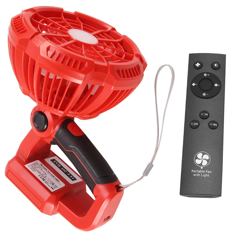 ABLK Ventilatore da campeggio esterno per artigiano Batteria al litio 14,4-20 V